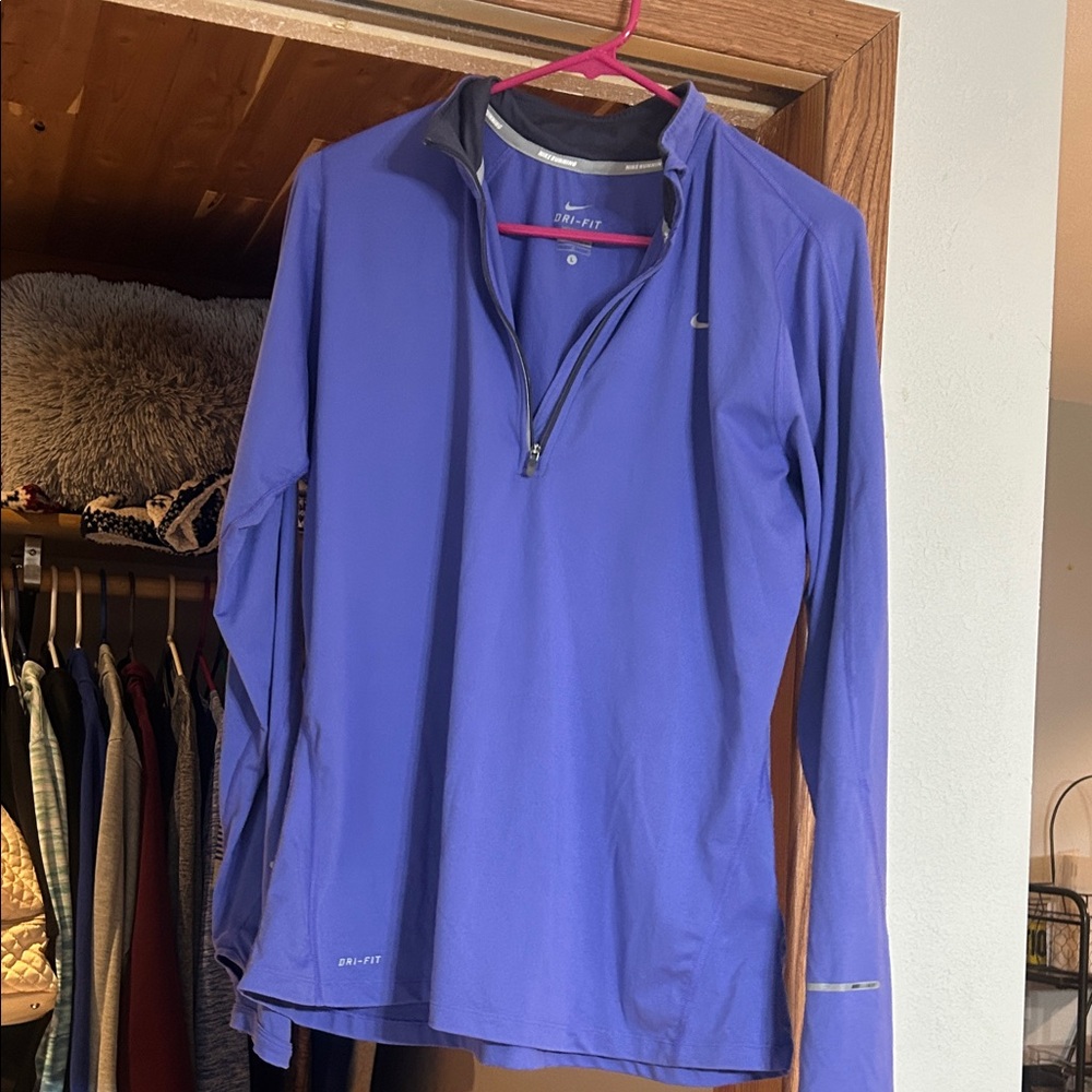 Nike Blue Dri-FIT Athletic Shirt